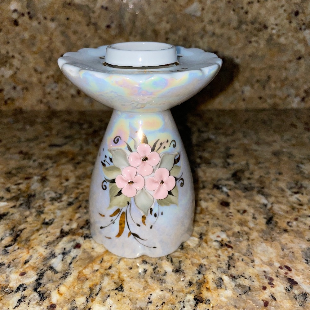 NWT FENIX LIMITED EDITION HANDMADE 24K GOLD PLATED  CANDLEHOLDER OR A VASE
